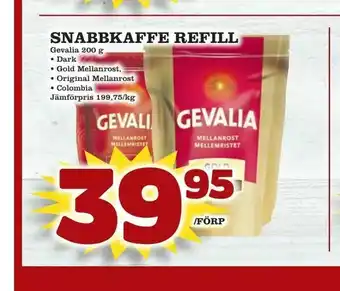 Snabbkaffe refill