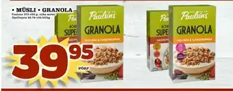 Nelins Müsli • granola erbjuda