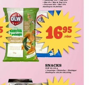 Nelins Snacks erbjuda