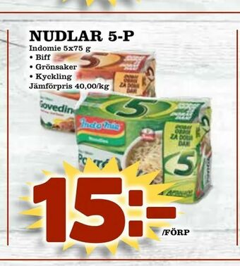 Nya Pulsen Nudlar 5-p erbjuda