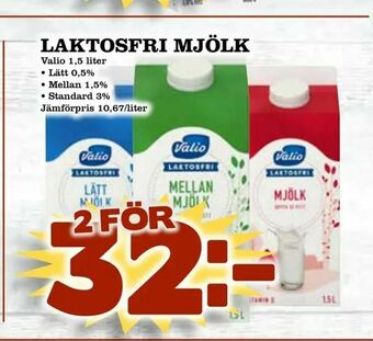 Nya Pulsen Laktosfri mjölk erbjuda