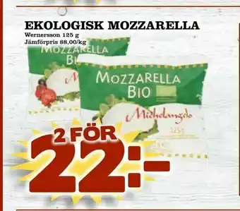 Nya Pulsen Ekologisk mozzarella erbjuda