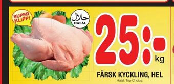Nya Pulsen Färsk kyckling, hel erbjuda