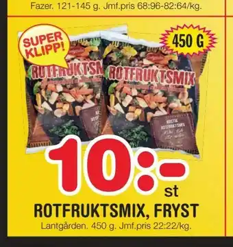 Nya Pulsen Rotfruktsmix, fryst erbjuda