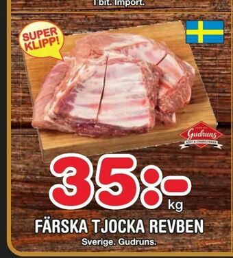 Nya Pulsen Färska tjocka revben erbjuda