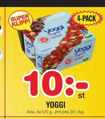 Nya Pulsen Yoggi erbjuda