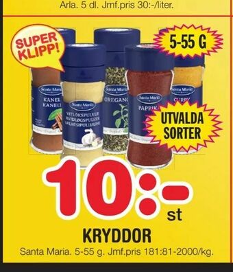 Nya Pulsen Kryddor erbjuda