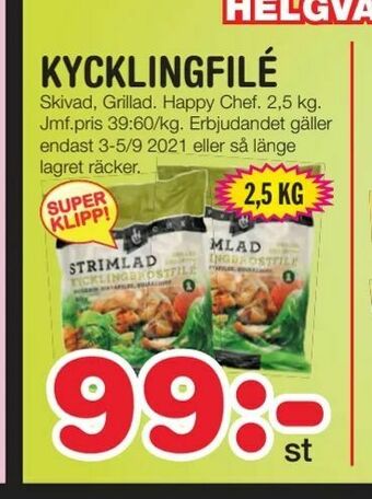 Nya Pulsen Kycklingfilé erbjuda