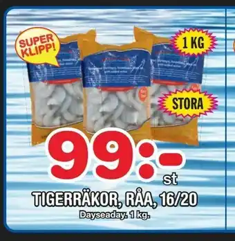 Nya Pulsen Tigerräkor, råa, 16/20 erbjuda