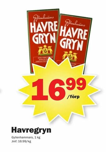 Pekås Havregryn erbjuda