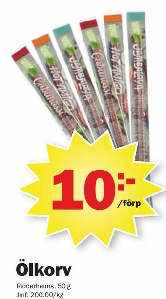 Pekås Ölkorv erbjuda