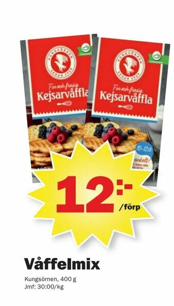 Pekås Våffelmix erbjuda