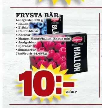 Prisma Mat Frysta bär erbjuda
