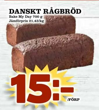 Prisma Mat Danskt rågbröd erbjuda