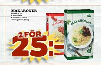 Prisma Mat Makaroner erbjuda