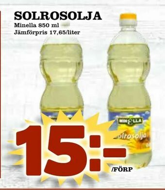 Prisma Mat Solrosolja erbjuda