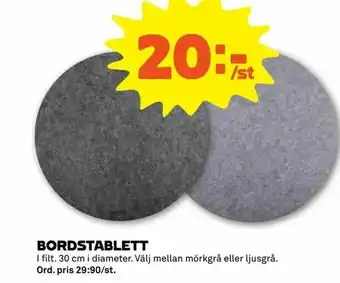 Bordstablett