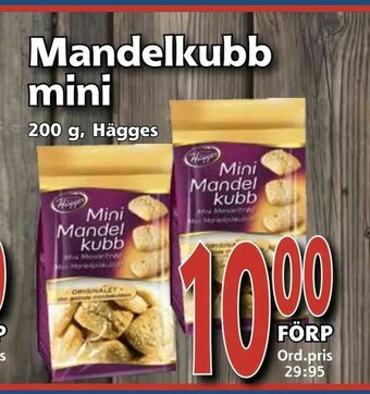 Supergrossen Mandelkubb mini erbjuda