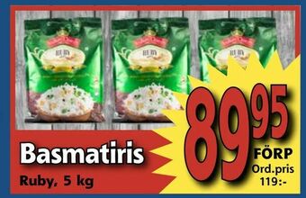 Supergrossen Basmatiris erbjuda