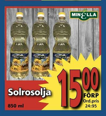 Supergrossen Solrosolja erbjuda