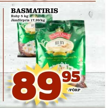 Supergrossen Basmatiris erbjuda