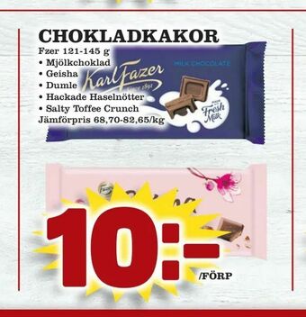 Supergrossen Chokladkakor erbjuda