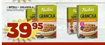 Supergrossen müsli • granola erbjuda