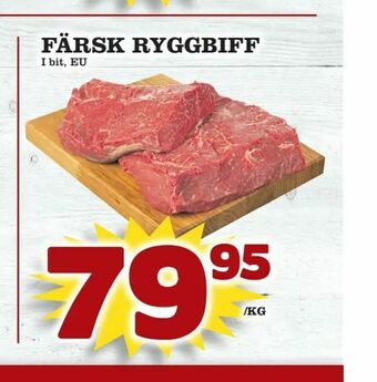 Supergrossen Färsk ryggbiff erbjuda