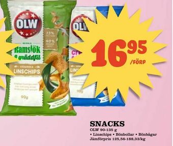 Supergrossen Snacks erbjuda