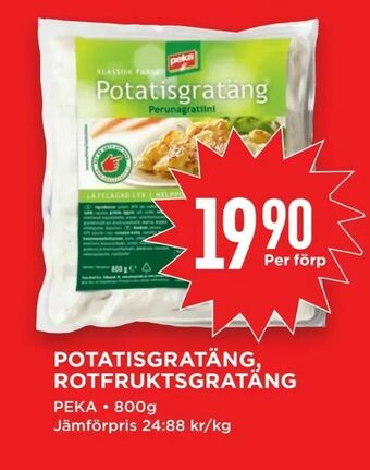 Willys Potatisgratäng, rotfruktsgratäng erbjuda