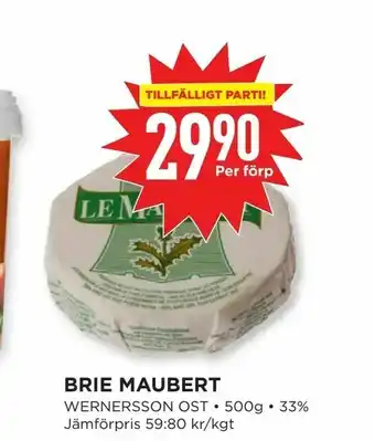Willys Brie maubert erbjuda