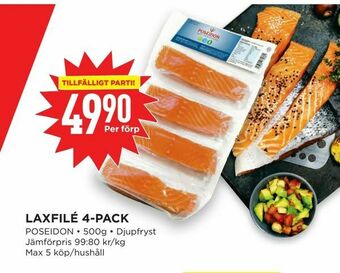 Willys Laxfilé 4-pack erbjuda
