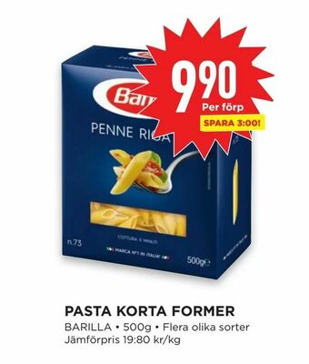Willys Hemma Pasta korta former erbjuda