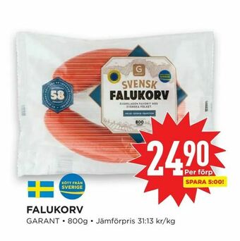 Willys Hemma Falukorv erbjuda