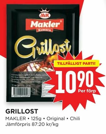 Willys Hemma Grillost erbjuda