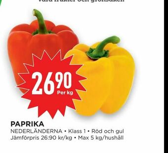 Willys Hemma Paprika erbjuda