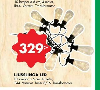 ÖoB Ljusslinga led erbjuda