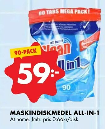 ÖoB Maskindiskmedel all-in-1 erbjuda