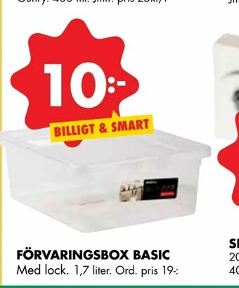 ÖoB Förvaringsbox basic erbjuda