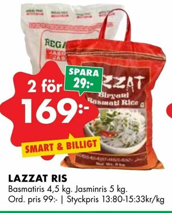 ÖoB Lazzat ris erbjuda