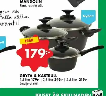 Gryta & kastrull