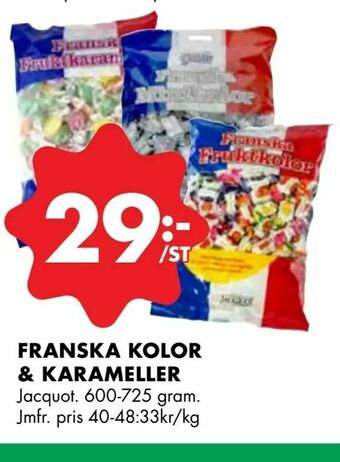 ÖoB Franska kolor & karameller erbjuda