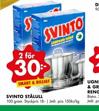 ÖoB Svinto stålull erbjuda