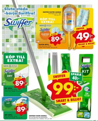 ÖoB Swiffer floor handle erbjuda