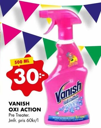 ÖoB Vanish oxi action erbjuda
