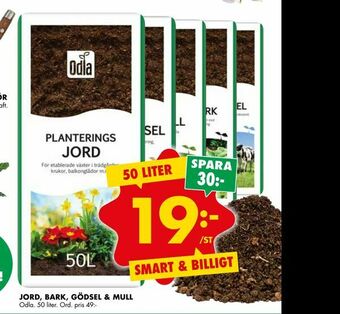 ÖoB Jord, bark, gödsel & mull erbjuda