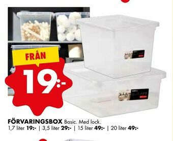 ÖoB Förvaringsbox erbjuda