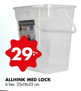 ÖoB Allhink med lock erbjuda