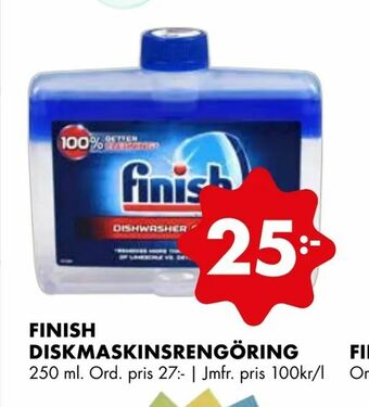 ÖoB Finish diskmaskinsrengöring erbjuda