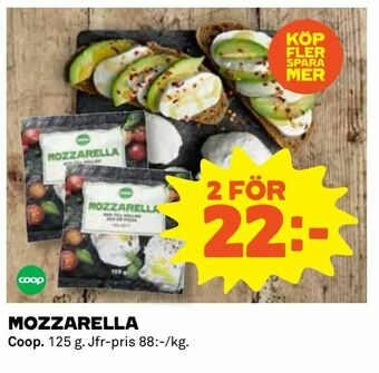 Coop Mozzarella erbjuda